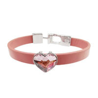 Love Style Leather High Quality Swarovski Crystal Bracelet