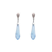 New model design big water blue Swarovski Crystal luxury drop earring