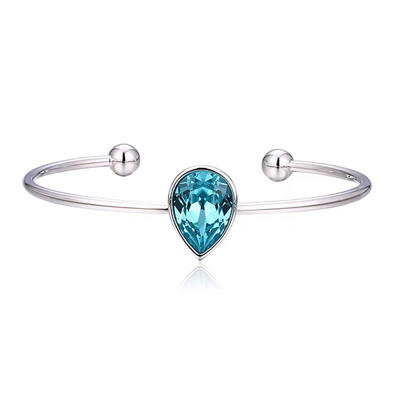 Factory direct sale charm bangle bracelet with Swarovski Crystal rosary bracelet