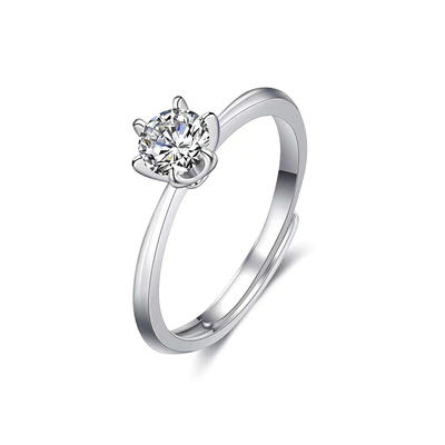 925 Engagement Adjustable Rings 925 Sterling Silver Ring