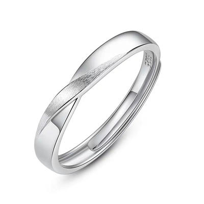Original Couple Ring Sterling Silver Niche Design Simple Ring