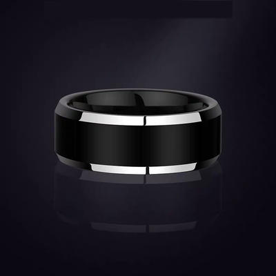 Personality Male Ring Black Gold Hip-hop Prime