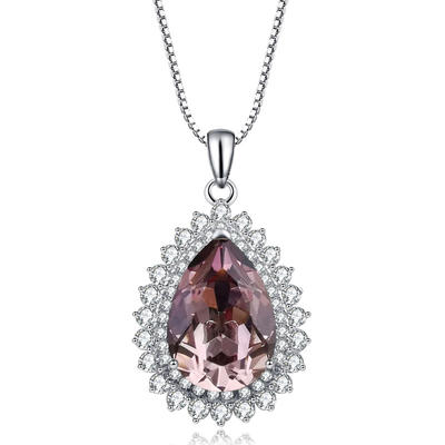 Austrian Crystal Classic Shape 925 Necklace