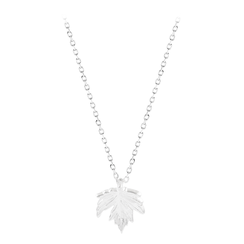 Maple Leaf Sterling Silver Necklace